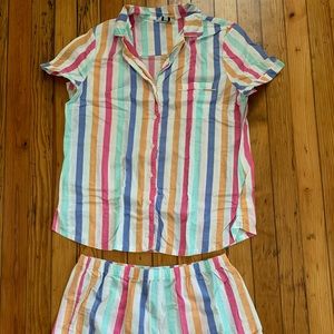 Crown & Ivy Notch Shortie Pajama Set